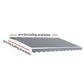Instahut 4M x 3M Outdoor Folding Arm Awning - Pegru