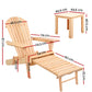 Gardeon 3 Piece Outdoor Beach Chair and Table Set