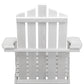 Gardeon Outdoor Sun Lounge Beach Chairs Table Setting Wooden Adirondack Patio Chair White
