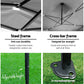 Instahut Gazebo Pop Up Marquee 3x4.5m Folding Wedding Tent Gazebos Shade Blue