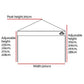 Instahut Gazebo Pop Up Marquee 3x3m Outdoor Tent Folding Wedding Gazebos Navy