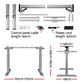 Artiss Motorised Standing Desk - Grey