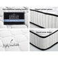 Giselle Bedding Peyton Pocket Spring Mattress 21cm Thick Queen