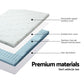 Giselle Bedding Cool Gel 7-zone Memory Foam Mattress Topper w/Bamboo Cover 8cm - Queen