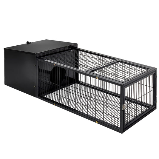 i.Pet Rabbit Cage Hutch Cages Indoor Outdoor Hamster Enclosure Pet Metal Carrier 122CM Length