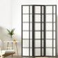 Artiss Room Divider Screen Privacy Wood Dividers Stand 3 Panel Nova Black