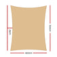 Instahut 4x5m Shade Sail Sun Shadecloth Canopy 280gsm Sand