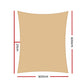 Instahut 5x6m Shade Sail Sun Shadecloth Canopy 280gsm Sand