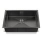 Cefito 70cm x 45cm Stainless Steel Kitchen Sink Under/Top/Flush Mount Black