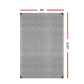 Instahut 3x4.5m Tarp Camping Tarps Poly Tarpaulin Heavy Duty Cover 180gsm Silver