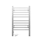 Devanti Electric Heated Towel Rail Rails Warmer Rack Aluminium 10 Bars