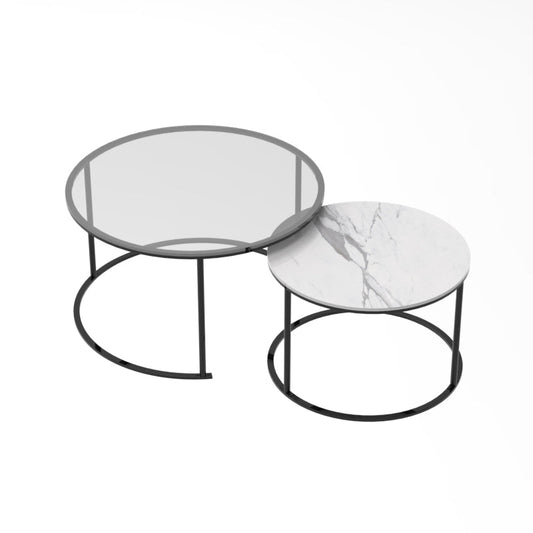 Interior Ave - Elle Luxe Black Nested Coffee Table
