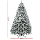 Jingle Jollys Christmas Tree 2.4M Xmas Trees Decorations Snowy 1291 Tips
